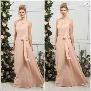 Peach Chiffon Halter